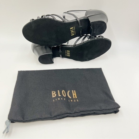 NEW Bloch Size 8 Womens S0806L Annabella Black Leather Latin Dance Shoes Heels‎ - Picture 10 of 12